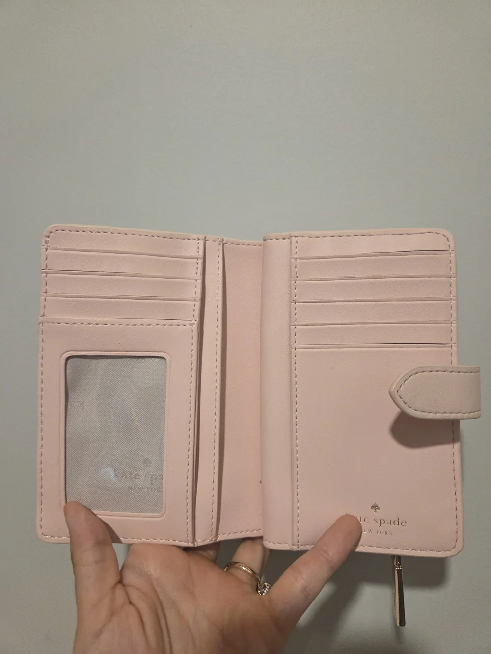 Kate Spade Quilted Pink Leather Wallet